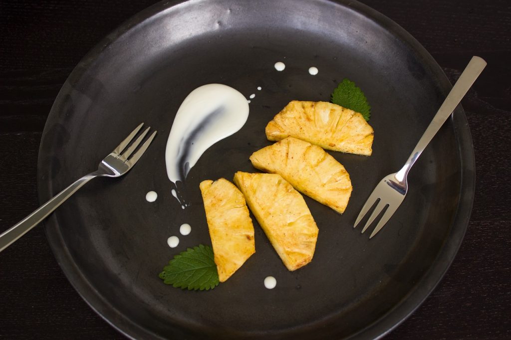 Grillen Obst Ananas Dip Barbecue