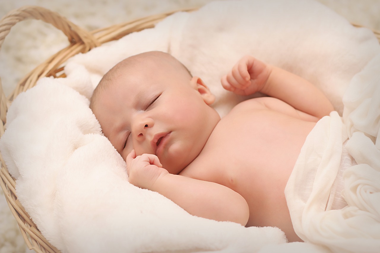 Baby Korb Decke Schlaf
