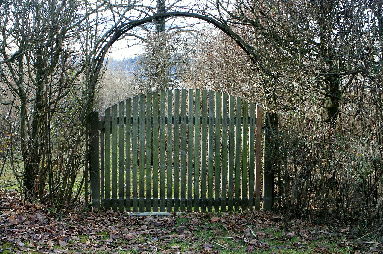 Garten Gartenzaun Tür Gartentor Sichtschutz