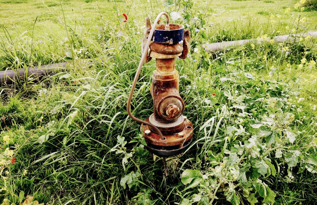 Wasserpumpe Garten Rasen