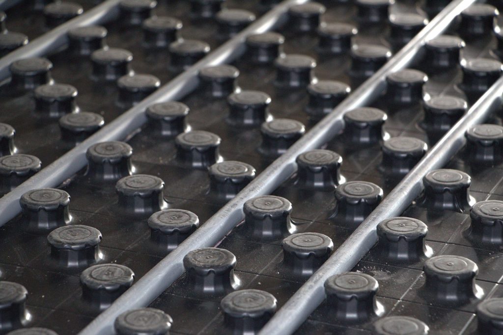 Fußbodenheizung Heizung Tube-Bretter