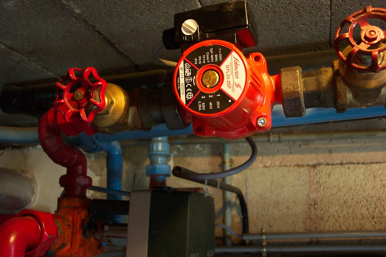 Heizung Heiztechnik Heizpume Rohre Technik Manometer