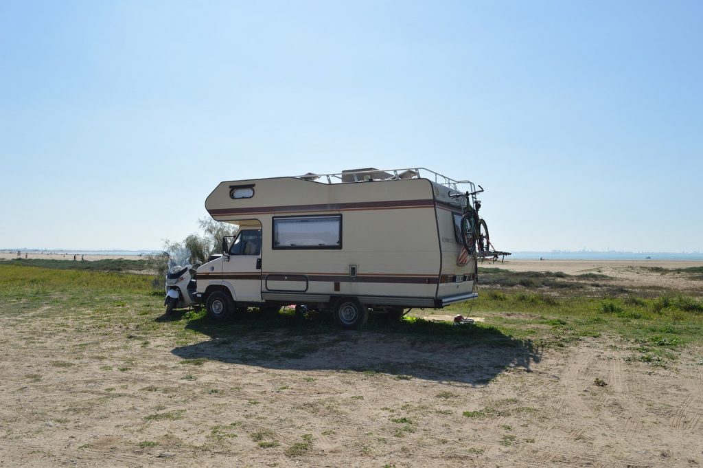 Wohnmobil Landschaft Camping