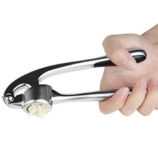 Ingwerpresse mit Knoblauch