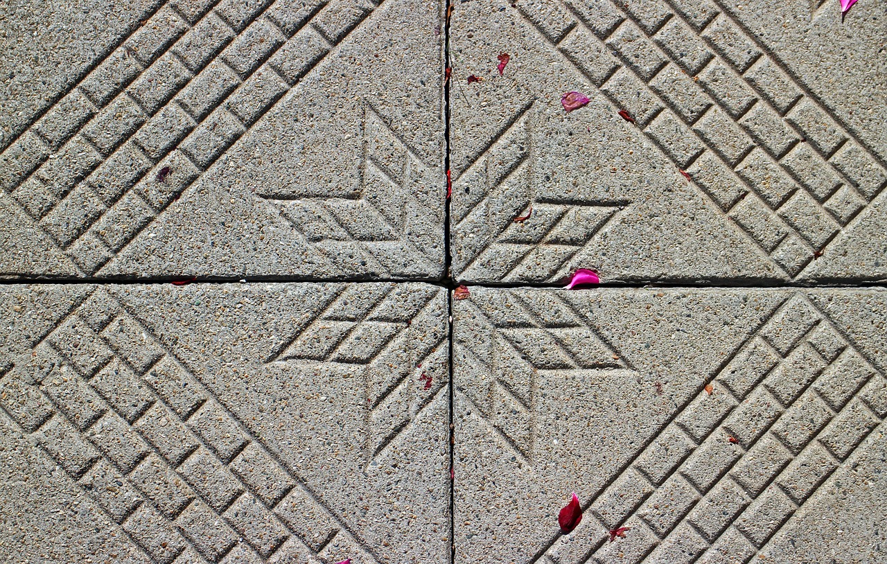 Steinboden Steine Muster