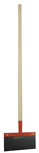Stoßscharre 30 cm breit und 1 mm Stärke aus Blech mit einem Stiel von Kerbl