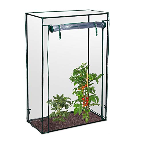 Kompaktes Folien-Tomatengewächshaus von Relaxdays, 150x100x50cm
