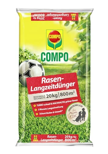 Der Compo Rasen-Langzeitdünger ist bei anderen Kunden sehr beliebt