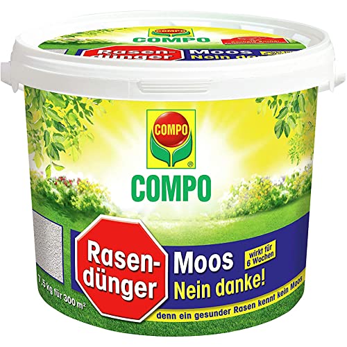 Moosvernichter für Rasen 7,5 kg Eimer von Compo